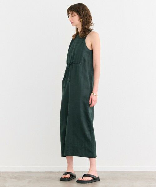 BEIGE, / ベイジ, ロング・マキシ丈ワンピース | 【洗える】BERGAMOT / ウォッシャブルリネンアメスリロングワンピース | 詳細5