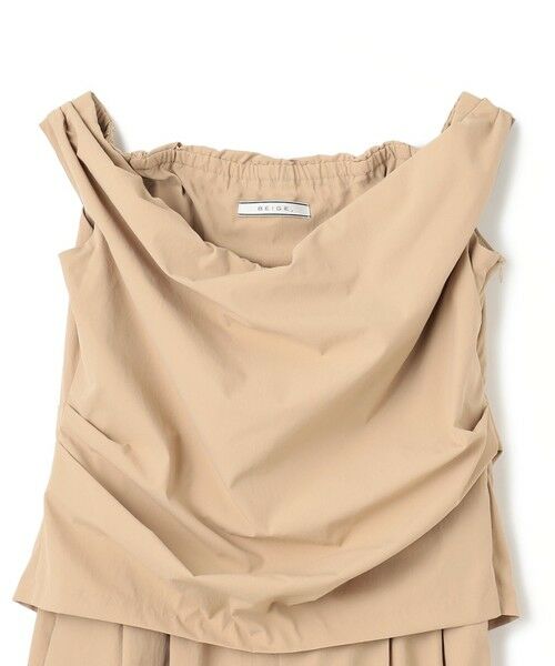 BEIGE, / ベイジ, サロペット・オールインワン | 【接触冷感/UVカット/洗える・anan 2451号掲載】YANN / オフショルダーオールインワン | 詳細6