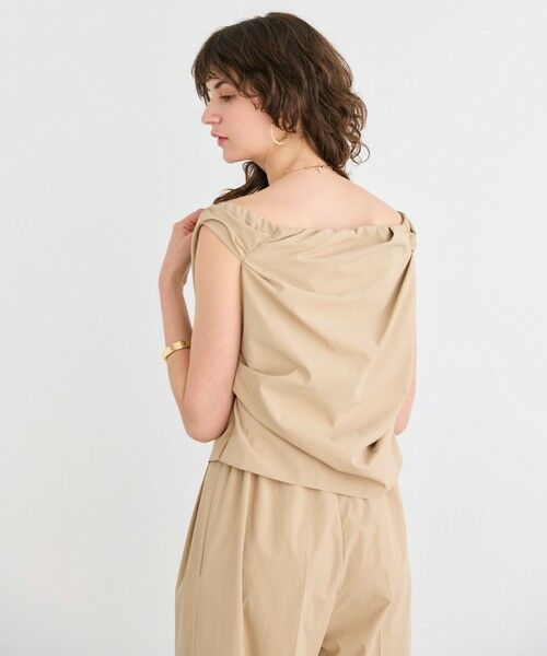 BEIGE, / ベイジ, サロペット・オールインワン | 【接触冷感/UVカット/洗える・anan 2451号掲載】YANN / オフショルダーオールインワン | 詳細2