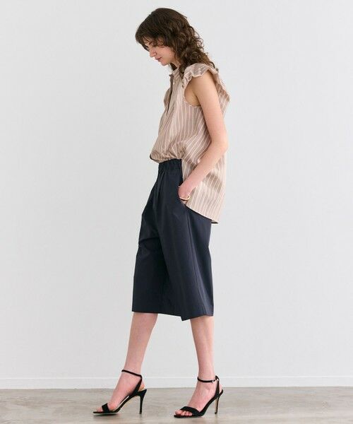 BEIGE, / ベイジ, その他パンツ | 【接触冷感/UVカット/洗える】YANN / ウエストゴムハーフタックパンツ | 詳細15