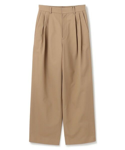 BEIGE, / ベイジ, チノ・ワークパンツ | 【洗える】GAZANIA / コットンチノ2タックワイドパンツ | 詳細5