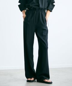 BEIGE, / ベイジ, その他パンツ | 【洗える】FLEUR / ウエストゴムワイドストレートパンツ