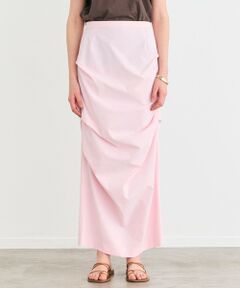 BEIGE, / ベイジ, ミニ・ひざ丈スカート | 【接触冷感/UVカット/洗える】YANN / サイドタックIラインロングスカート