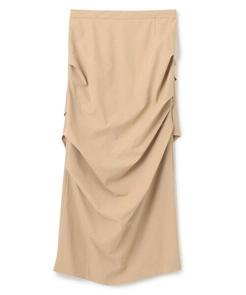 BEIGE, / ベイジ, ミニ・ひざ丈スカート | 【接触冷感/UVカット/洗える】YANN / サイドタックIラインロングスカート | 詳細3