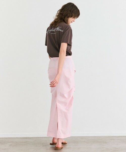 BEIGE, / ベイジ, ミニ・ひざ丈スカート | 【接触冷感/UVカット/洗える】YANN / サイドタックIラインロングスカート | 詳細11