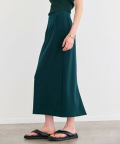 BEIGE, / ベイジ, ミニ・ひざ丈スカート | 【洗える】ALTHEA / ダンボールジャージーハイウエストIラインスカート