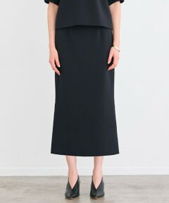 BEIGE, / ベイジ, ミニ・ひざ丈スカート | 【洗える】ALTHEA / ダンボールジャージーハイウエストIラインスカート