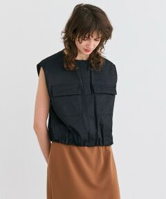 BEIGE, / ベイジ, シャツ・ブラウス | 【洗える】LANTANA / ビックポケットノースリーブブルゾン