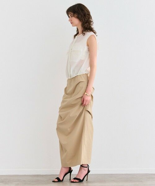 BEIGE, / ベイジ, シャツ・ブラウス | 【洗える】LANTANA / ビックポケットノースリーブブルゾン | 詳細2