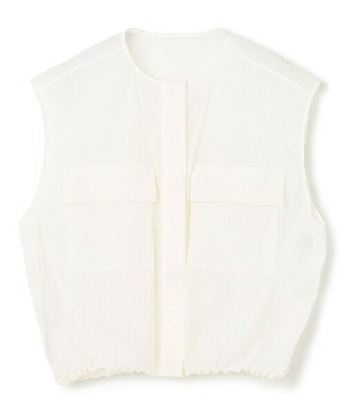 BEIGE, / ベイジ, シャツ・ブラウス | 【洗える】LANTANA / ビックポケットノースリーブブルゾン | 詳細4