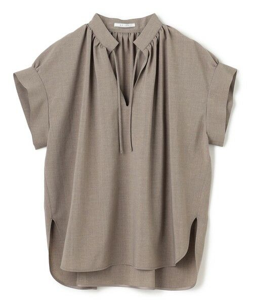 BEIGE, / ベイジ, シャツ・ブラウス | 【洗える/接触冷感/速乾/UVケア対応】BATEAU / Vネックバックギャザーハーフスリーブブラウス | 詳細7