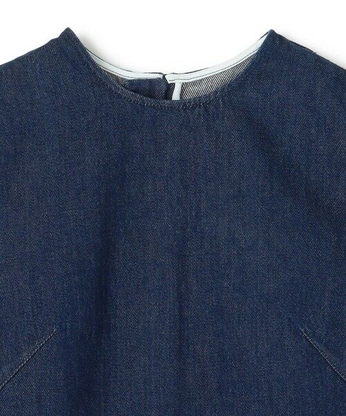 BEIGE, / ベイジ, シャツ・ブラウス | 【洗える・Oggi ８月号掲載】NAVIGLIO / ショート丈ノースリーブデニムブラウス | 詳細10