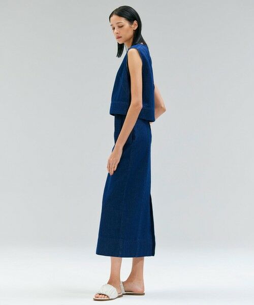 BEIGE, / ベイジ, シャツ・ブラウス | 【洗える・Oggi ８月号掲載】NAVIGLIO / ショート丈ノースリーブデニムブラウス | 詳細5