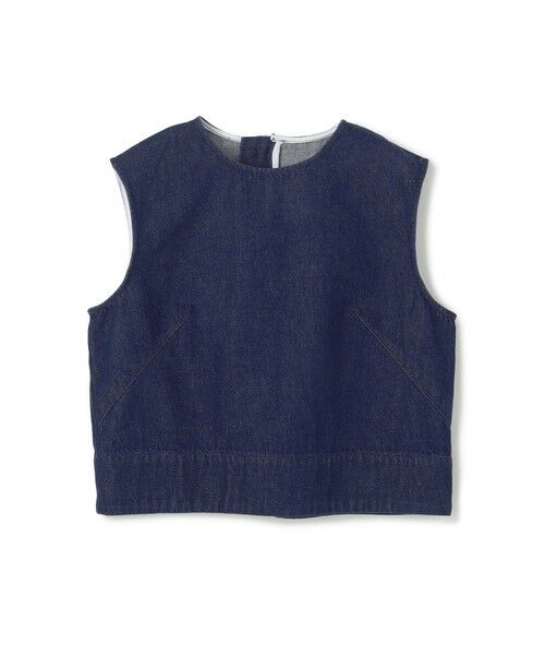 BEIGE, / ベイジ, シャツ・ブラウス | 【洗える・Oggi ８月号掲載】NAVIGLIO / ショート丈ノースリーブデニムブラウス | 詳細7