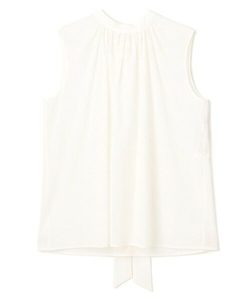 BEIGE, / ベイジ, シャツ・ブラウス | 【洗える】BAC / コットンバックボウタイノースリーブブラウス | 詳細4