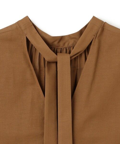BEIGE, / ベイジ, シャツ・ブラウス | 【洗える】BAC / コットンバックボウタイノースリーブブラウス | 詳細16