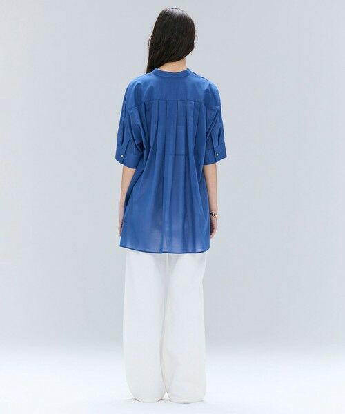 BEIGE, / ベイジ, シャツ・ブラウス | 【洗える・Oggi 10月号掲載】BAC / コットンビックポケットスタンドカラーシャツ | 詳細5