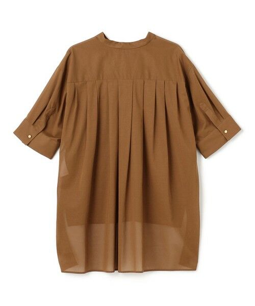 BEIGE, / ベイジ, シャツ・ブラウス | 【洗える・Oggi 10月号掲載】BAC / コットンビックポケットスタンドカラーシャツ | 詳細10