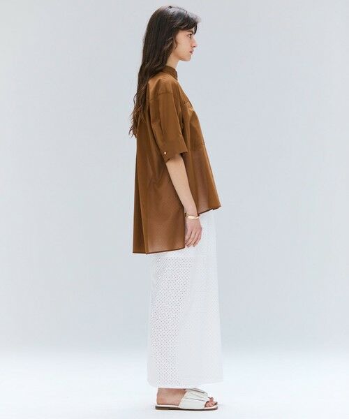 BEIGE, / ベイジ, シャツ・ブラウス | 【洗える・Oggi 10月号掲載】BAC / コットンビックポケットスタンドカラーシャツ | 詳細8