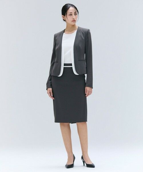 BEIGE, / ベイジ, ノーカラージャケット | 【洗える・L-size】CINDY / ダブルカラージャケット | 詳細14