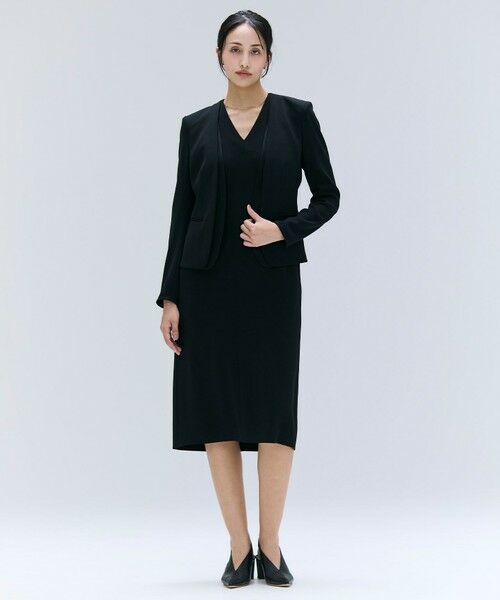 BEIGE, / ベイジ, ノーカラージャケット | 【洗える・L-size】CINDY / ダブルカラージャケット | 詳細20