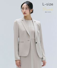 BEIGE, / ベイジ, テーラードジャケット | 【洗える・L-size】CINDY / テーラードジャケット
