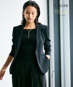 BEIGE, / ベイジ, テーラードジャケット | 【洗える・L-size】CINDY / テーラードジャケット