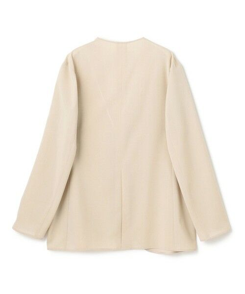 BEIGE, / ベイジ, ノーカラージャケット | 【洗える/接触冷感/速乾/UVケア対応・Precious 8月号掲載】BATEAU / ボタンレスノーカラジャケット | 詳細4