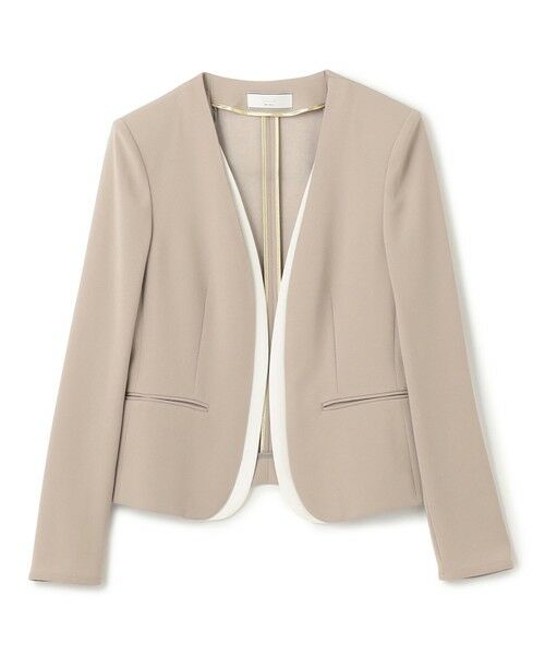 BEIGE, / ベイジ, ノーカラージャケット | 【洗える・VERY NaVY 11月号掲載】CINDY / ダブルカラージャケット | 詳細5