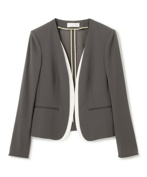 BEIGE, / ベイジ, ノーカラージャケット | 【洗える・VERY NaVY 11月号掲載】CINDY / ダブルカラージャケット | 詳細17