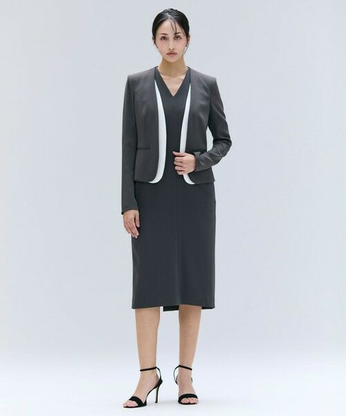 BEIGE, / ベイジ, ノーカラージャケット | 【洗える・VERY NaVY 11月号掲載】CINDY / ダブルカラージャケット | 詳細13