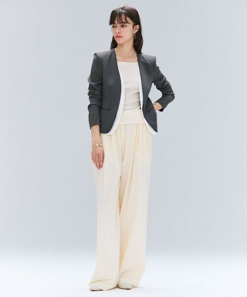 BEIGE, / ベイジ, ノーカラージャケット | 【洗える・VERY NaVY 11月号掲載】CINDY / ダブルカラージャケット | 詳細16