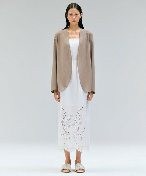 BEIGE, / ベイジ, カットソー | 【洗える】MERCANTI / インナーカップ付きベアトップ | 詳細3