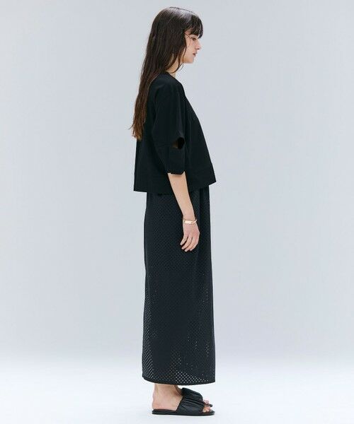 BEIGE, / ベイジ, カットソー | 【洗える】DUOMO / コットンスリットスリーブトップス | 詳細15