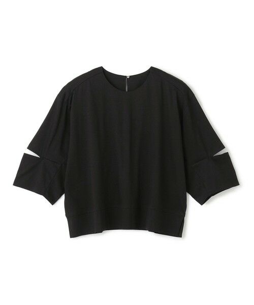 BEIGE, / ベイジ, カットソー | 【洗える】DUOMO / コットンスリットスリーブトップス | 詳細16