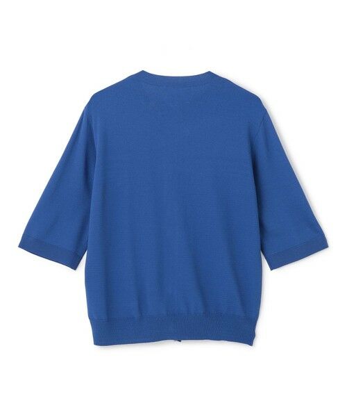 BEIGE, / ベイジ, ニット・セーター | 【洗える】VALOIS / ジョーゼットトリム半袖カーディガン | 詳細9