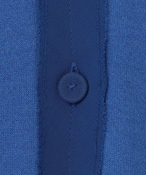 BEIGE, / ベイジ, ニット・セーター | 【洗える】VALOIS / ジョーゼットトリム半袖カーディガン | 詳細14