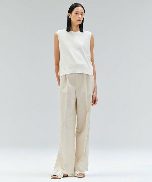 BEIGE, / ベイジ, ニット・セーター | 【洗える】VALOIS / バックシフォンレーヤードニット | 詳細3