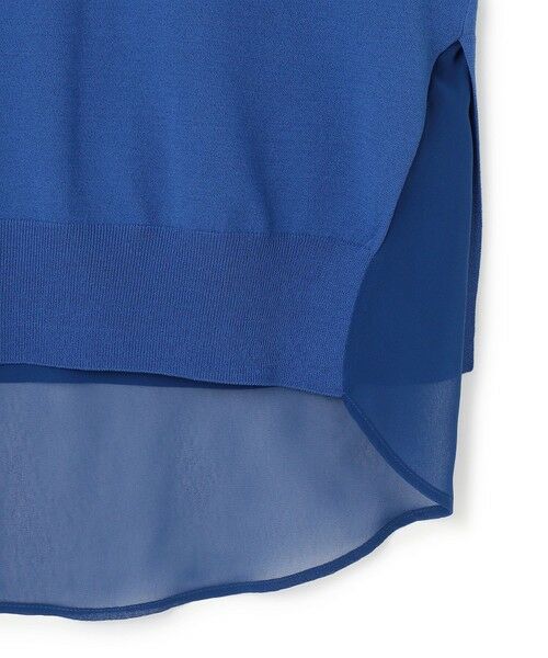 BEIGE, / ベイジ, ニット・セーター | 【洗える】VALOIS / バックシフォンレーヤードニット | 詳細11