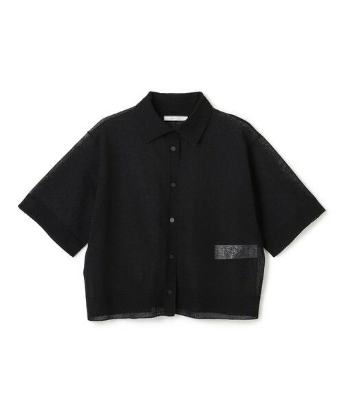 BEIGE, / ベイジ, ニット・セーター | 【洗える・Oggi10月号掲載】MILANO / リネン混シアーポロカラーニット | 詳細13