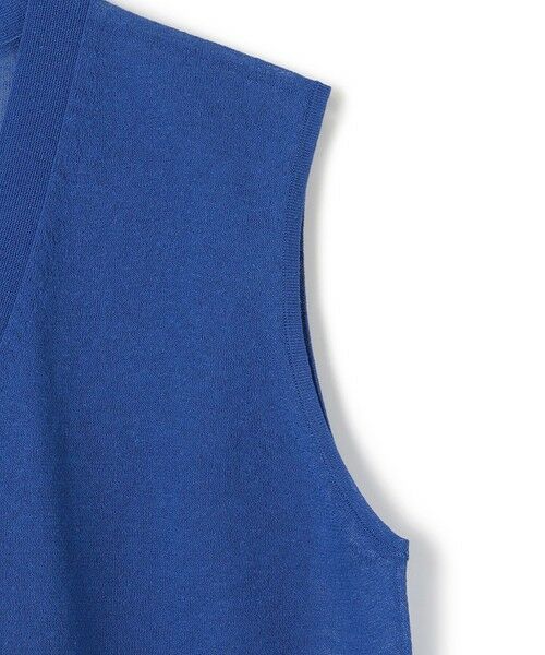 BEIGE, / ベイジ, ニット・セーター | 【洗える】MILANO / リネン混シアーロングジレカーディガン | 詳細6