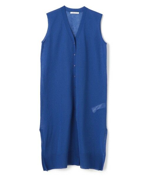 BEIGE, / ベイジ, ニット・セーター | 【洗える】MILANO / リネン混シアーロングジレカーディガン | 詳細3