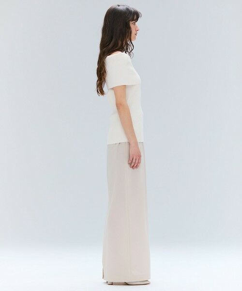 BEIGE, / ベイジ, ニット・セーター | 【洗える】BRERA / オフショルダーストレッチリブニット | 詳細2