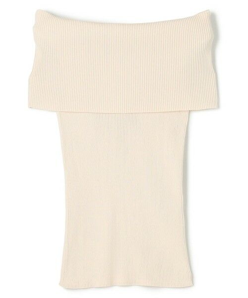 BEIGE, / ベイジ, ニット・セーター | 【洗える】BRERA / オフショルダーストレッチリブニット | 詳細3