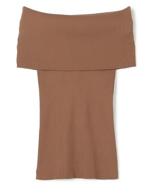 BEIGE, / ベイジ, ニット・セーター | 【洗える】BRERA / オフショルダーストレッチリブニット | 詳細7