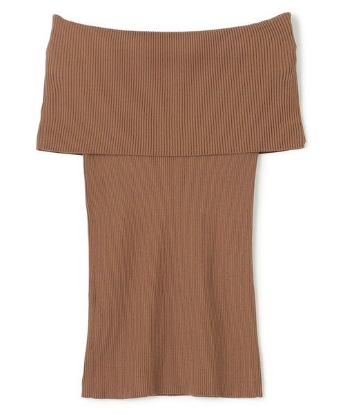 BEIGE, / ベイジ, ニット・セーター | 【洗える】BRERA / オフショルダーストレッチリブニット | 詳細8