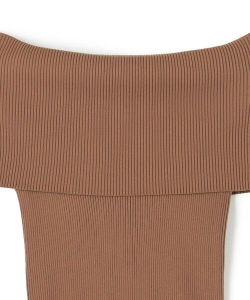BEIGE, / ベイジ, ニット・セーター | 【洗える】BRERA / オフショルダーストレッチリブニット | 詳細9