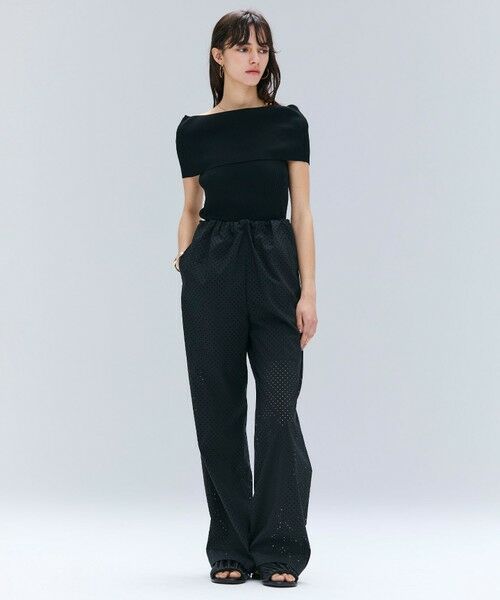 BEIGE, / ベイジ, ニット・セーター | 【洗える】BRERA / オフショルダーストレッチリブニット | 詳細13