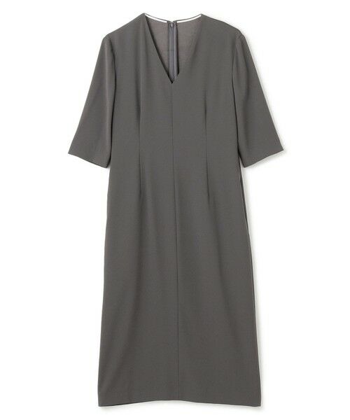 BEIGE, / ベイジ, ロング・マキシ丈ワンピース | 【洗える・L-size】CINDY / Vネックハーフスリーブワンピース | 詳細8
