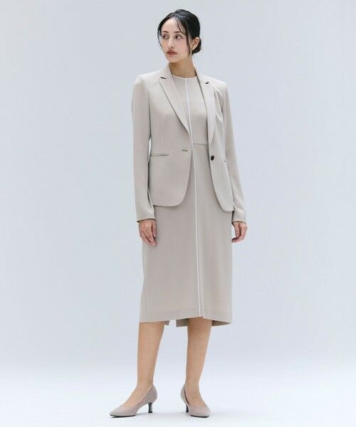 BEIGE, / ベイジ, ロング・マキシ丈ワンピース | 【洗える・L-size】CINDY / クルーネックノースリーブワンピース | 詳細3